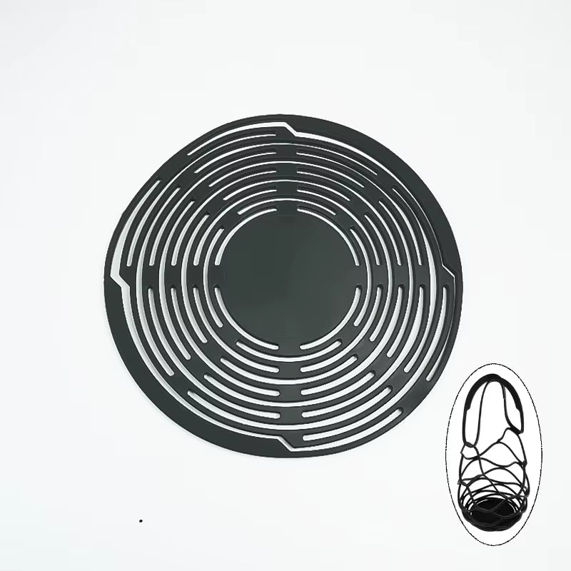 Washable Silicone Wine Bottle Storage Bag Reusable Water Bottle Tote Bags Cup Mat Wine Bottle Mesh Basket for Picnic Organizer