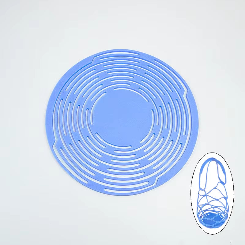 Washable Silicone Wine Bottle Storage Bag Reusable Water Bottle Tote Bags Cup Mat Wine Bottle Mesh Basket for Picnic Organizer