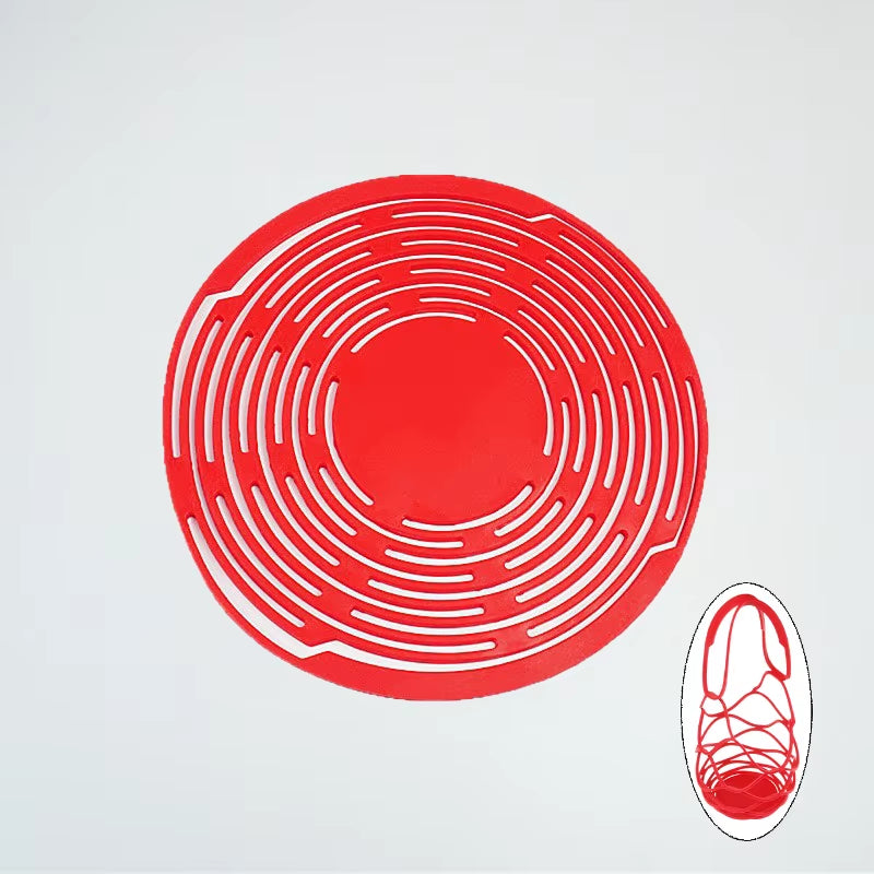 Washable Silicone Wine Bottle Storage Bag Reusable Water Bottle Tote Bags Cup Mat Wine Bottle Mesh Basket for Picnic Organizer